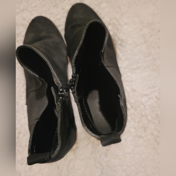 WOMENS SONOMA GOODS FOR LIFE SUEDE ANKLE BOOTS BLACK SIZE 8.5 - Picture 11 of 15